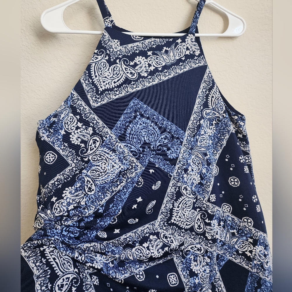 Emma & Michele short blue dress size M